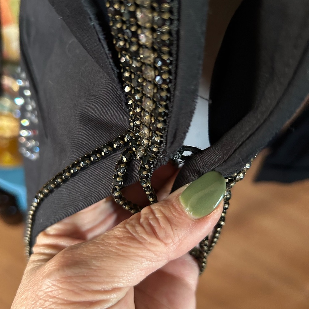 Black Rhinestone Jacket - Picture 8 of 16